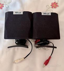 Casse Trust per PC stereo con cavo RCA