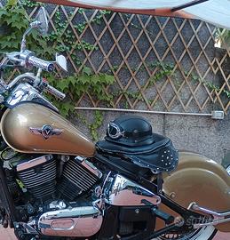 sella singola Harley Kawasaki VN 800 Drifter 