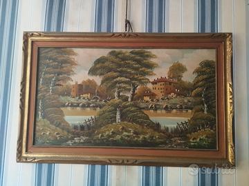 quadro con paesaggio 