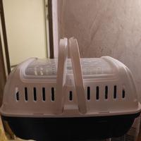 trasportino per roditori in plastica