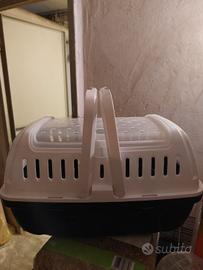 trasportino per roditori in plastica