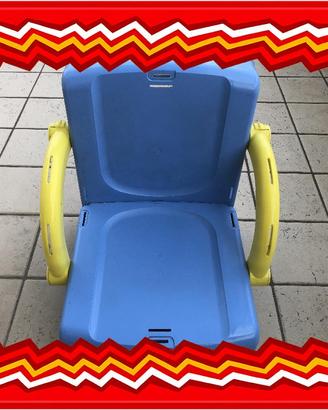 Rialzo sedia azzurro Ok Baby