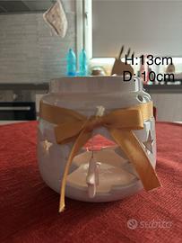 Porta candele natalizio