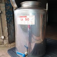 Fusto acciaio inox 50 lt