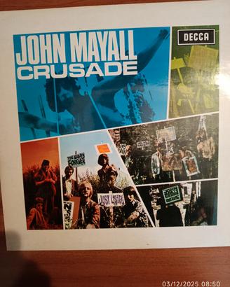 John Mayall 1967 CRUSADE LP 33 GIRI VINILE
