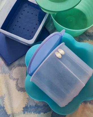 set di 4 contenitori Tupperware 