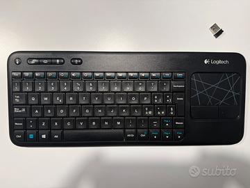 Tastiera Logitech K400r Wireless con Touchpad