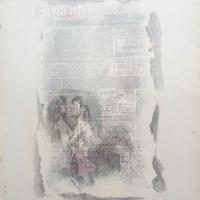 Libero Vitali, anni '90,  40x30 cm sotto vetro 