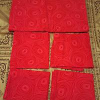 Copripiumino letto matrimoniale rosso e rosa