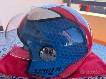 Casco jet bimbo Spiderman