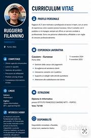 CV presentazione