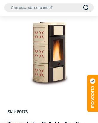 Termostufa a pellet nordica iside idro 20 kw anni 
