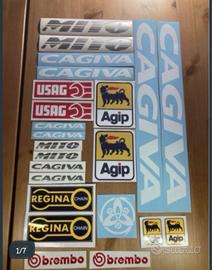 Adesivi Cagiva Mito 1990 + Sponsor Kit Completo