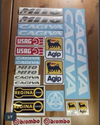 Adesivi Cagiva Mito 1990 + Sponsor Kit Completo