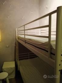 letto a castello Ikea bianco