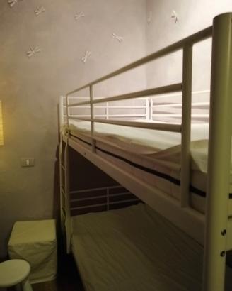 letto a castello Ikea bianco