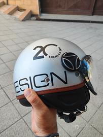 Casco Momodesign FGTR 20 Heritage argento tg.M