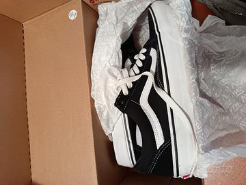 scarpe nuove vans tela nera 