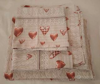 Set lenzuola flanella letto singolo