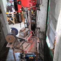 postazione trapano a colonna