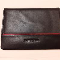 Samsonite - Portafoglio in pelle nera - NUOVO