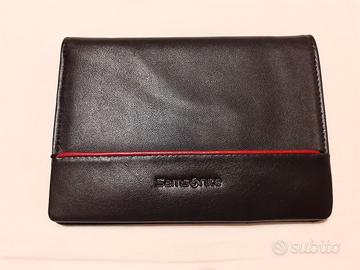 Samsonite - Portafoglio in pelle nera - NUOVO