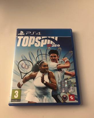gioco topspin 2k25 ps4