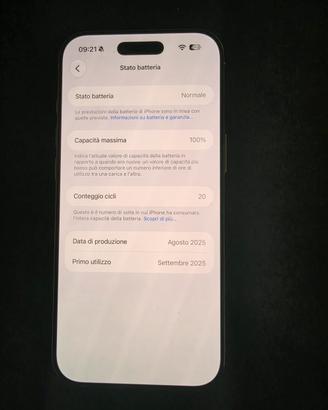 Iphone  Air celeste 256gb