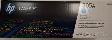 Toner 305A colore Ciano