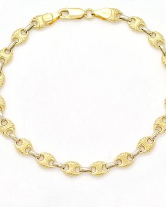 Bracciale Marco Bicego in oro giallo e bianco