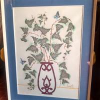 dipinto vaso di fiori