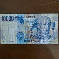Banconota 10.000 Lire Decreto Ministeriale 1984