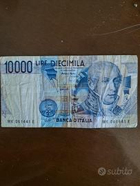 Banconota 10.000 Lire Decreto Ministeriale 1984
