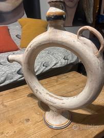 fiasca ad anello in ceramica fine 900