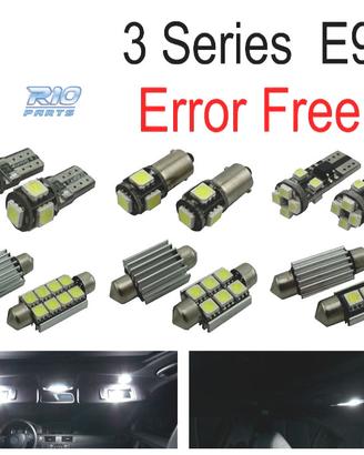 KIT 15 LAMPADE LED INTERNE BMW E90 SEDAN 320D 320D