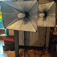 Luci SoftBox kit per fotografia 