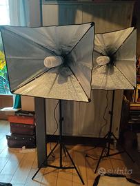 Luci SoftBox kit per fotografia 