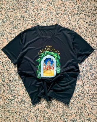 T-Shirt Casablanca Avenida Nera Taglia S Nuova