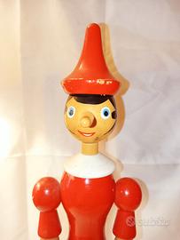 Pinocchio in Legno Vintage ANNI 60 – Artigianato 