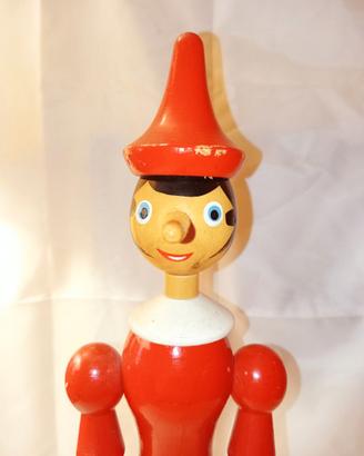 Pinocchio in Legno Vintage ANNI 60 – Artigianato 