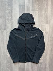 Felpa Nike Tech Fleece Nera Donna Taglia L
