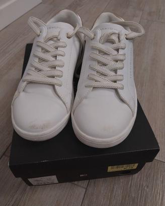 Scarpe Tommy Hilfiger bianche in pelle mis.35