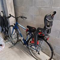 bici nuova con seggiolino bimbi
