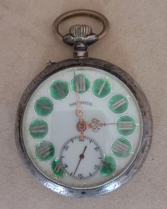 Antico Orologio Da Tasca in Argento