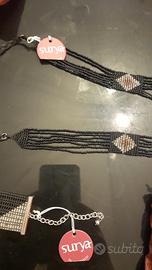 Parure bracciale e collana Surya
