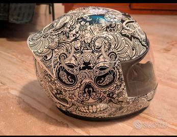 casco moto Icon Airmada Chantilly White Gloss.TG S