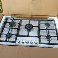 Piano Cottura 90 cm Inox Ghisa NUOVO 