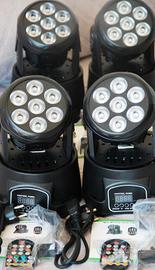 4 x teste mobile dj animazione 