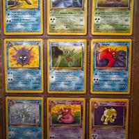 Carte pokemon Old Prima edizione.