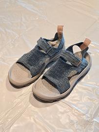 Sandali Quechua unisex azzurri e beige n.37